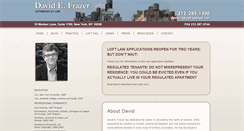 Desktop Screenshot of davidfrazerlaw.com